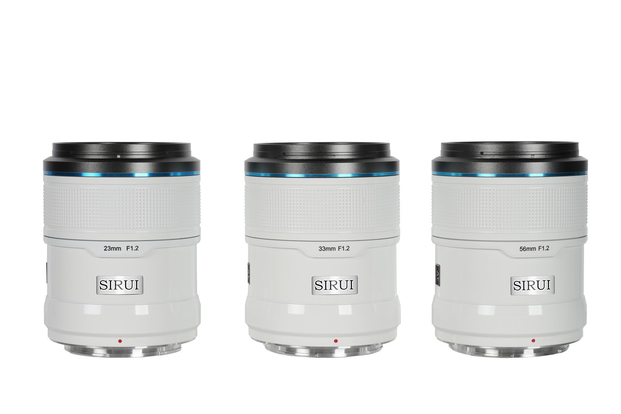 SIRUI Sniper 23mm, 33mm & 56mm F1.2 APSC Auto-Focus Lens Kit (Z 