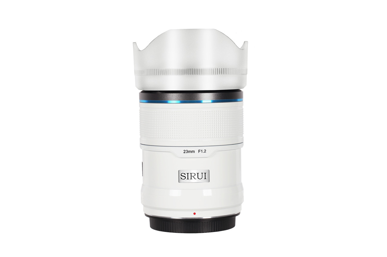 SIRUI Sniper 23mm F1.2 APSC Auto-Focus Lens (E Mount, White