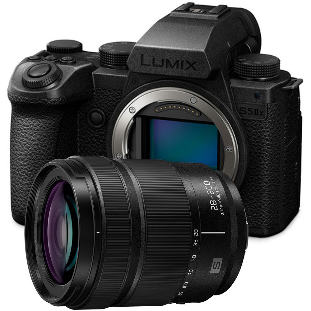 Panasonic S5IIx Body and 28-200mm Lens + Bonus Lumix S 85mm f/1.8