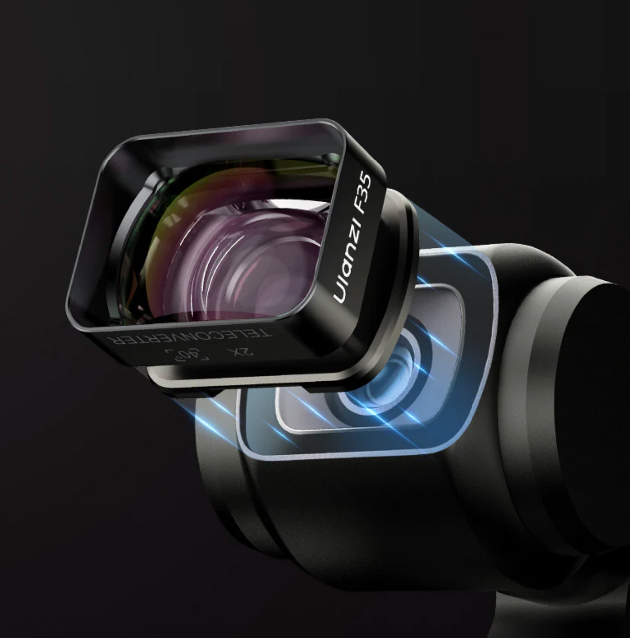 Ulanzi Dji Osmo Pocket Anamorphic Lens Ulanzi OP-11 Anamorphic