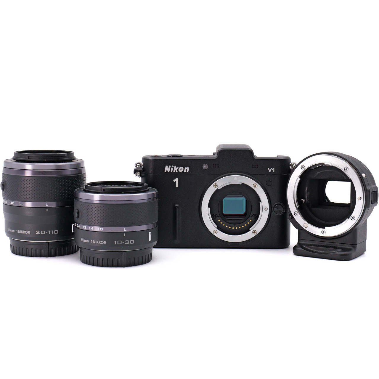Pre-loved Nikon 1 V1 Mirrorless Digital Camera with 10-30mm & 30