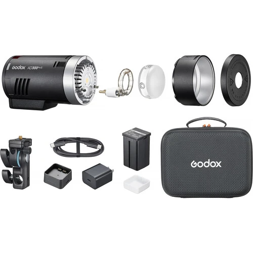 Godox AD300Pro II compact battery strobe