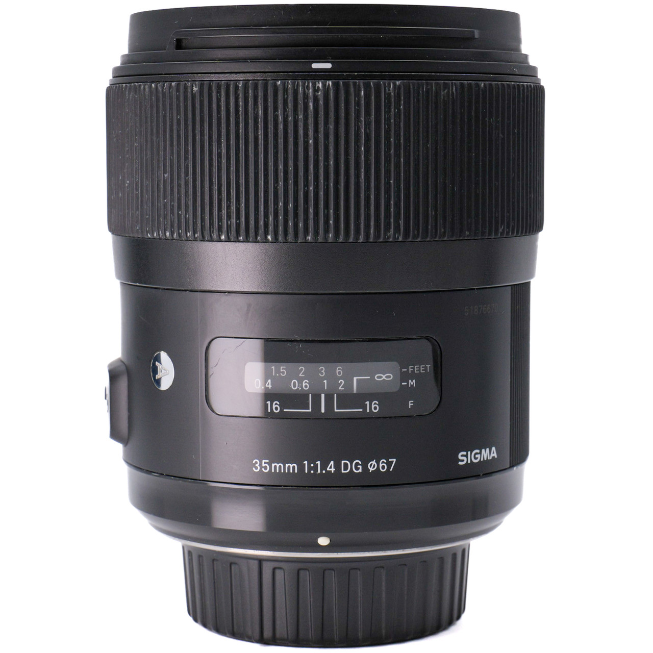 Pre-loved Sigma 35mm f/1.4 DG HSM Art Lens for Nikon F (S/N