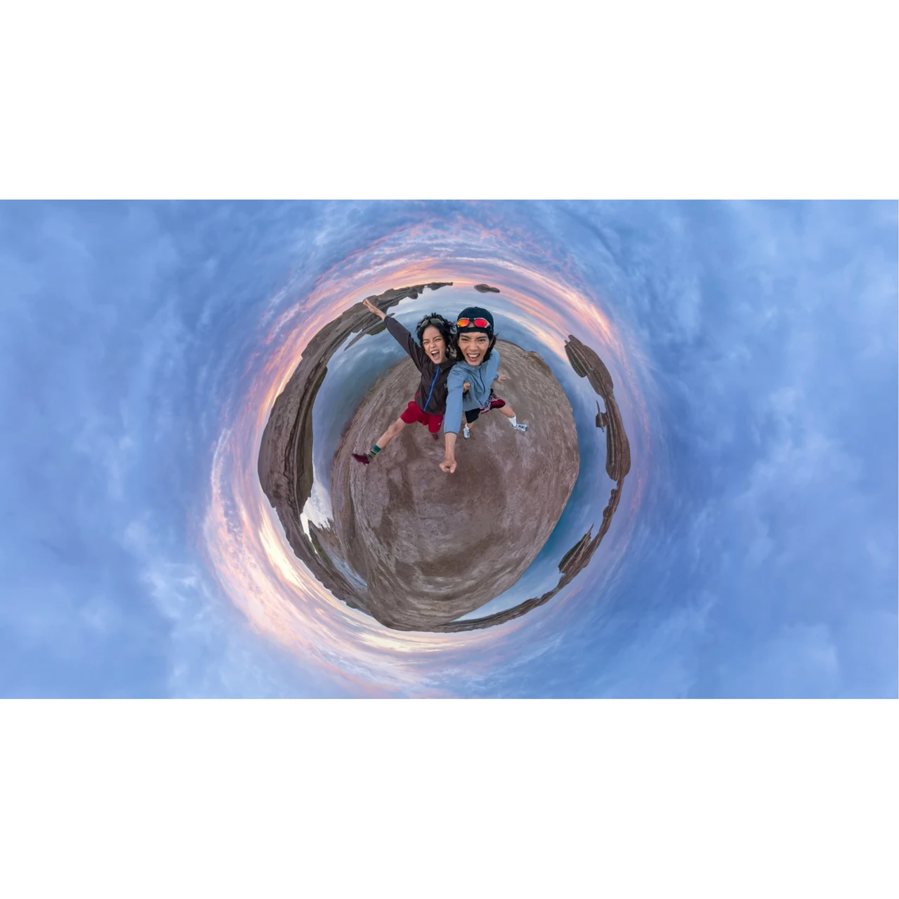 Insta360 X6 tiny world view