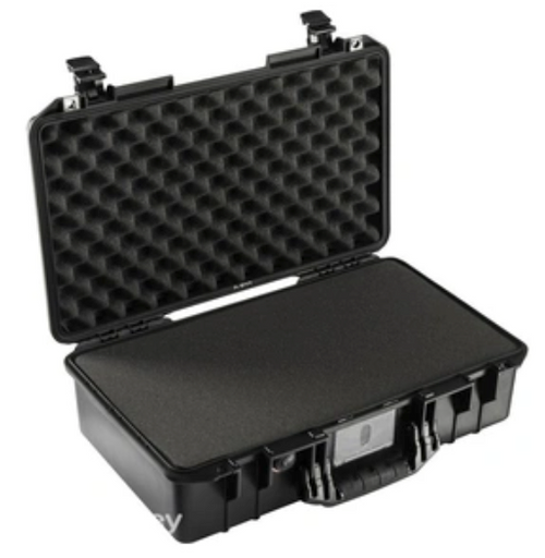 Pelican 1525 Air Compact Carry-On Case (Black, with Pick-N-Pluck Foam)