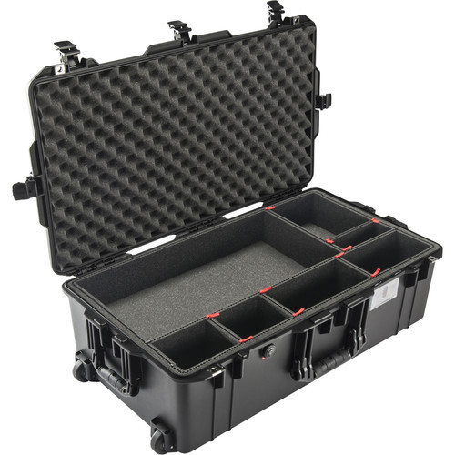 Pelican 1615 Air Wheeled Check-In Case (Black with TrekPak Insert)