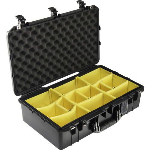 Pelican 1555 Air Carry-On Case (Black with Dividers)