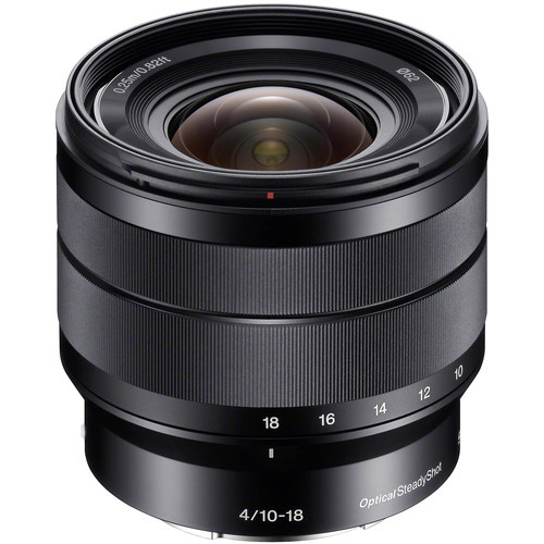 Sony E-mount 10-18mm f/4 OSS lens