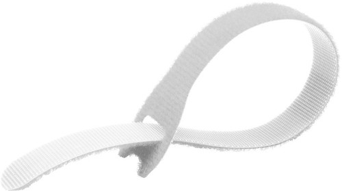 Kupo MEZ-TIE Cable Ties, 2 x 20 cm - 50 Pack, White