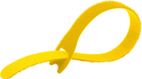 Kupo MEZ-TIE Cable Ties, 2 x 20 cm - 50 Pack, Yellow
