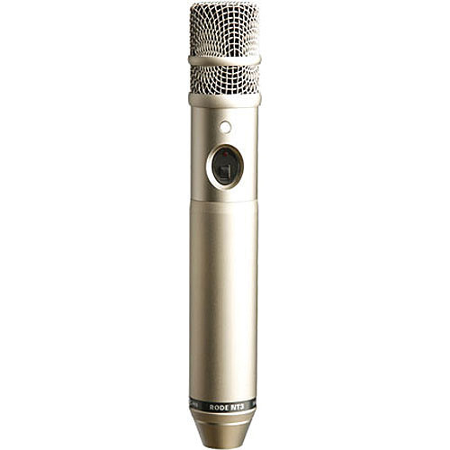 RODE NT3 MULTIPOWERED 3/4 INCH STUDIO/LIVE CARDIOID CONDENSER MICROPHONE