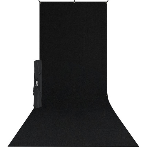 Westcott X-Drop Background Kit 5 x 12' Black (1.5 x 3.7m)