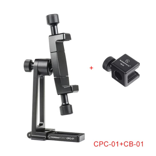 Sunwayfoto Camera Dolly and Mobile Phone Bracket combo