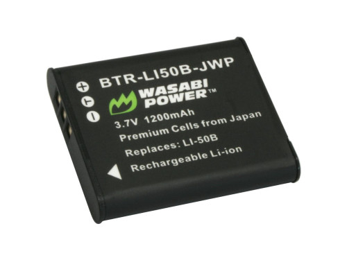 Wasabi Power LI-50B Battery