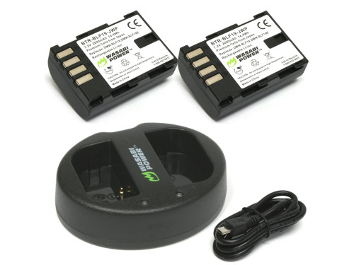Wasabi Power Battery (2pack) & Double Charger Kit - DMW-BLF19