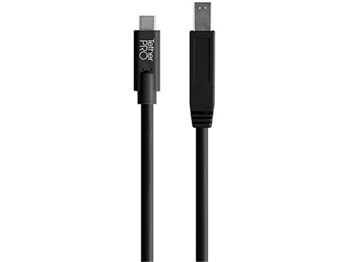 Tether Tools TetherPro USB-C to 3.0 Male B, 15' (4.6m) BLK