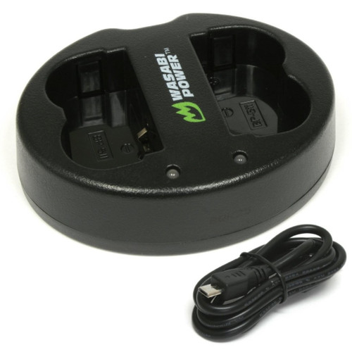 Wasabi Power Power Dual USB Charger for BP-512 Battery