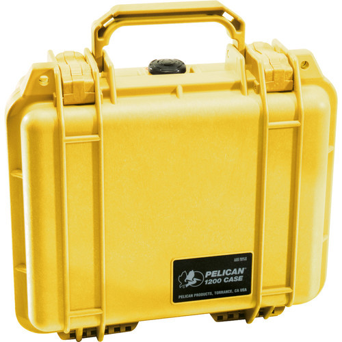 Pelican 1200 Case without Foam (Yellow)