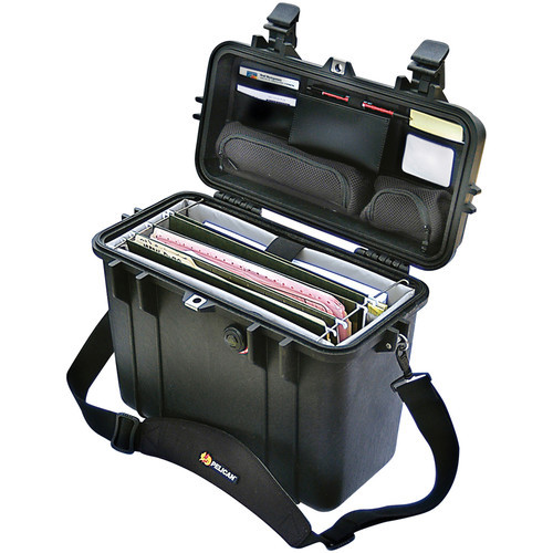 Pelican 1437 Top Loader Case with Office Dividers (Black)