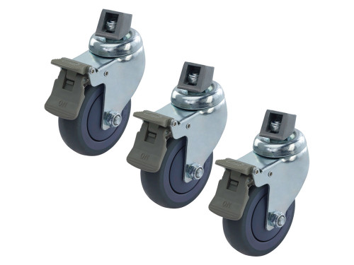 Kupo KC-100 100mm Caster with Brake (Set of 3)