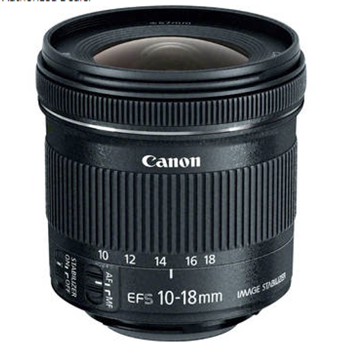 Canon EF-S 10-18mm f/4.5-5.6 IS STM Lens