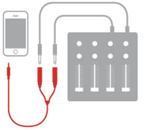IK Multimedia iLine Mono Output Splitter Cable IK Multimedia iLine Mono Output Splitter Cable