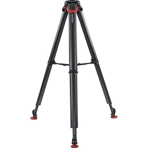 Sachtler Flowtech 75 MS Carbon Fiber Tripod with Mid-Level Spreader and Rubber Feet Sachtler Flowtech 75 MS Carbon Fiber Tripod with Mid-Level Spreader and Rubber Feet