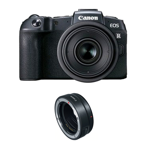 Canon EOS RP Camera Kit with RF 35mm f/1.8 Lens and RF to EF Adapter + CASH BACK