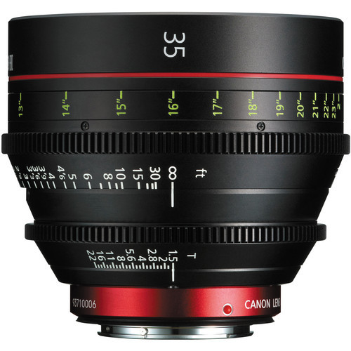 Canon CN-E 35mm T/1.5 L F Lens - EF Mount