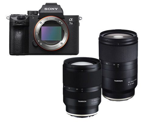 Sony Alpha a7 III Digital Camera with Tamron 18-28mm f/2.8 & 28-75mm f/2.8