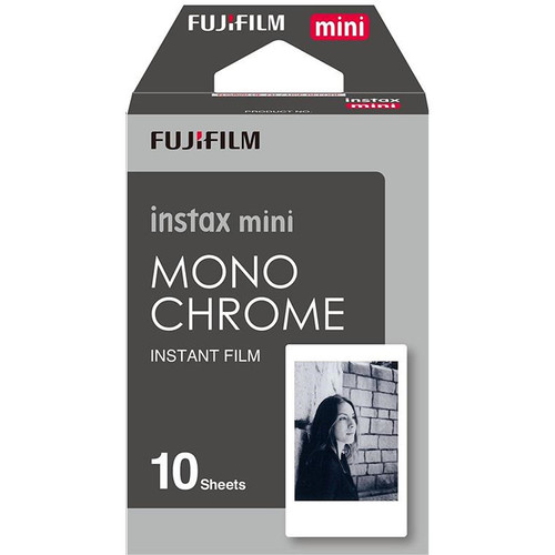 Fujifilm Instax Mini Film 10 Pack Monochrome