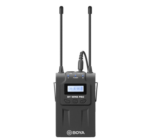 BOYA RX8 Pro Dual Channel UHF Wireless Receiver