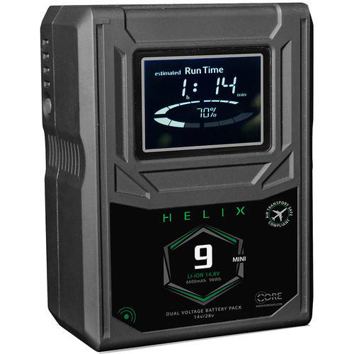 Core SWX Helix 9 Mini V-Mount Dual Volt Battery