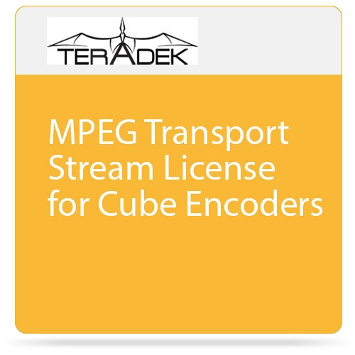 Teradek Mpeg-Ts License Mpeg TranspoRT Stream