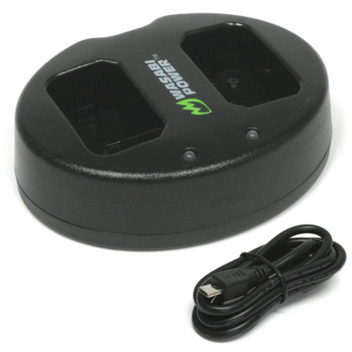 Wasabi Power Dual USB Charger for Sony NP-FW50