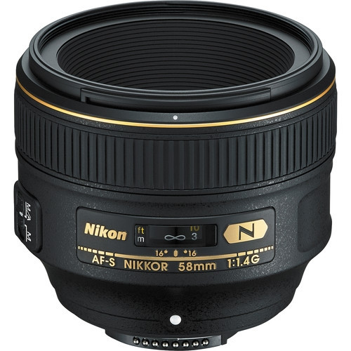 Nikon Nikkor AF-S FX 58Mm F1.4G Prime Lens