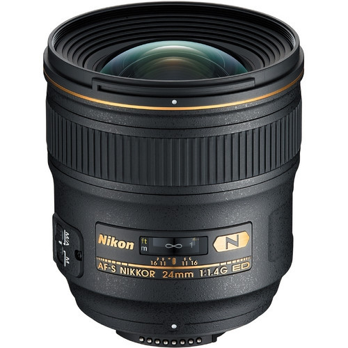 Nikon Nikkor AF-S FX 24Mm F1.4G ED Wide Angle Prime Lens