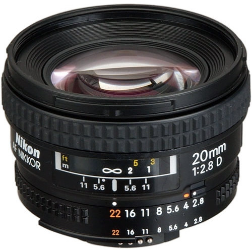 Nikon Nikkor AF FX 20Mm F2.8D Wide Angle Lens