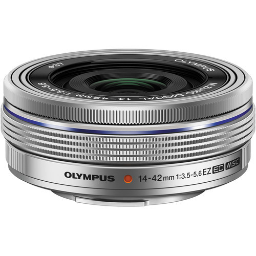 Olympus 14-42mm f3.5-5.6 EZ Pancake Micro Four Thirds Lens Silver + Half Price Lens