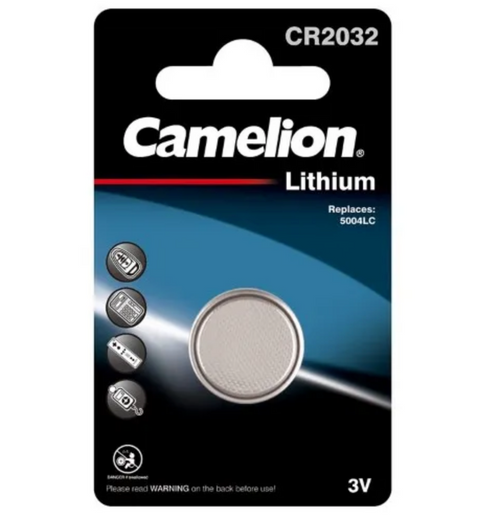 CAMELION CR2032 3V LITHIUM 1PK [OM10]