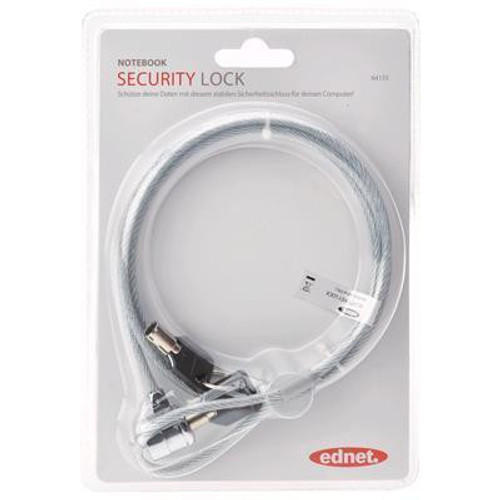 Ednet Notebook K-Slot Lock with 2 Keys