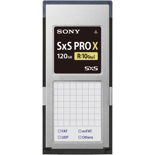 SONY SBP120F SXS PRO X 120GB CARD F SERIES