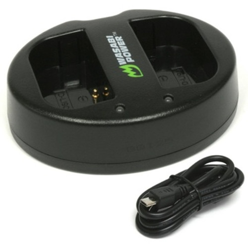 Wasabi Power Dual USB Battery Charger For Pentax D-LI90