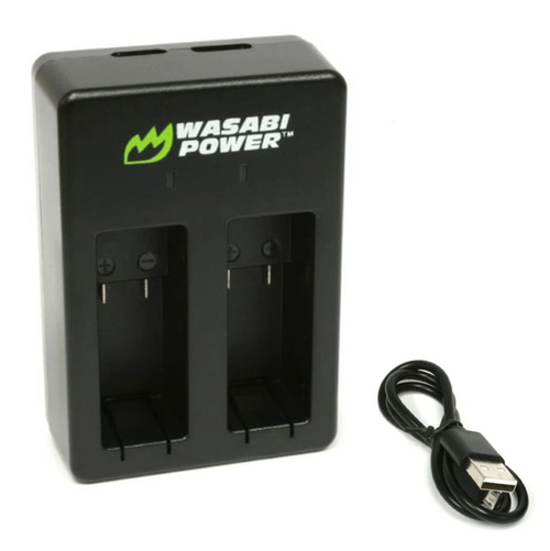 Wasabi Power Gopro Max Battery Charger (Dual USB) For Gopro ACDBD-001 ACBAT-001
