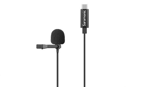 Saramonic LavMicro U3B Clip-On Lav Microphone with USB Type-C Adapter (6m)