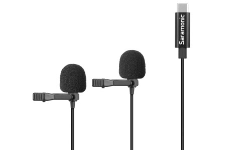 Saramonic LavMicro U3C Dual Clip-On Lav Microphone with USB Type-C Adapter (6m)