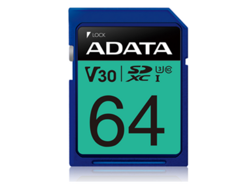 Adata Premier Pro UHS-I U3 V30 SDXC Card 64GB