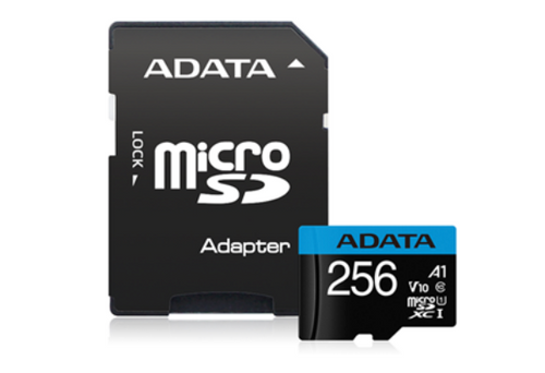 Adata Premier microSDXC UHS-I A1 V10 Card with Adapter 256GB
