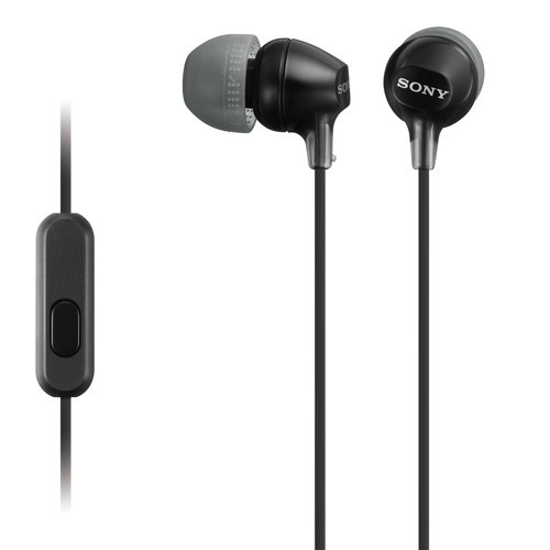 Sony MDREX15APB In Ear Headphone w/Smart Phone Control Black