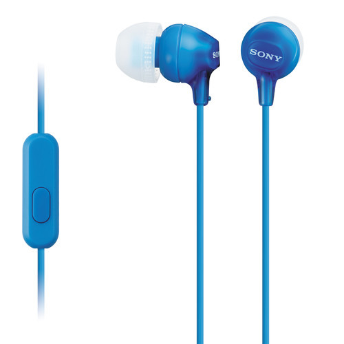 Sony MDREX15APLI In Ear Headphone w/Smart Phone Control Blue